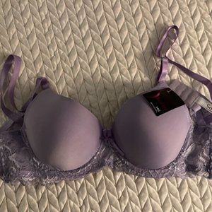 Sofra Lavender Lace Bra, 34C